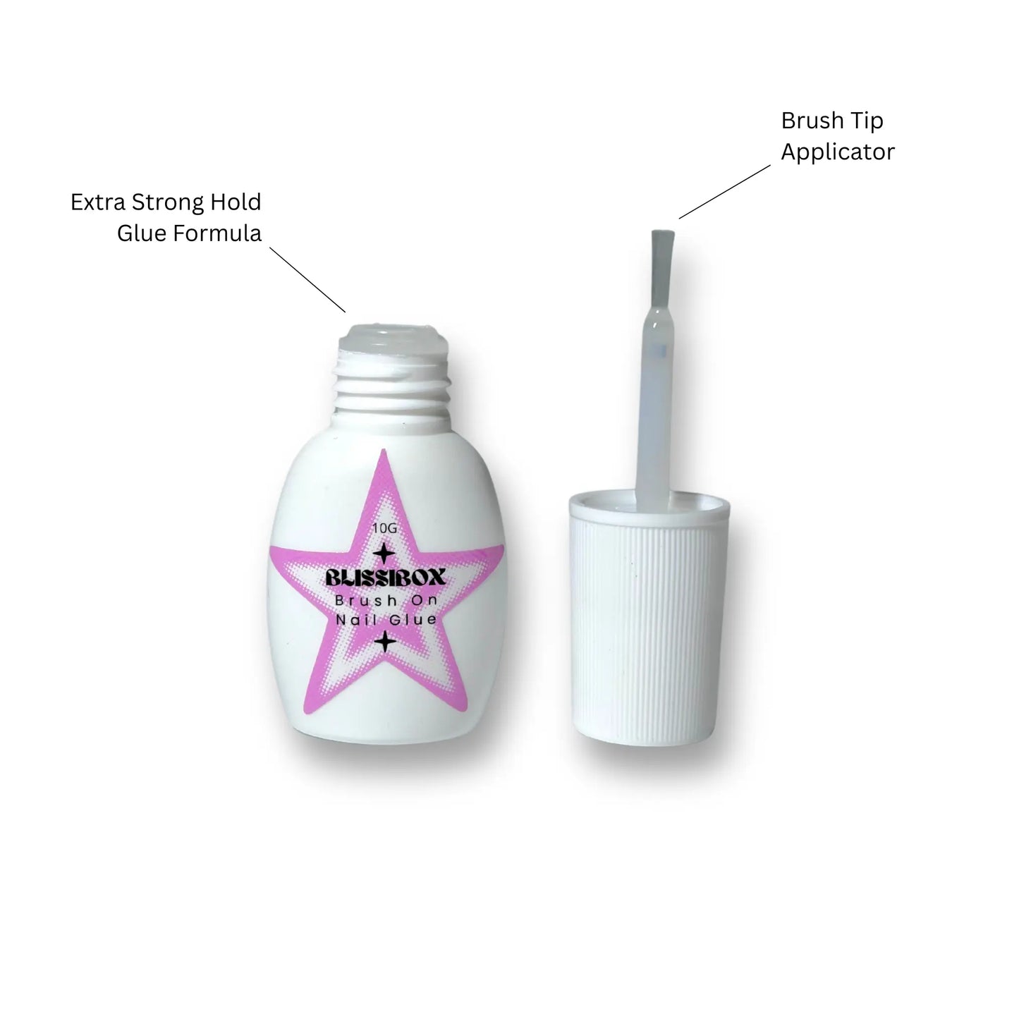 BRUSH ON NAIL GLUE